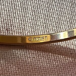 Monet Shiny Gold Women's Bangle